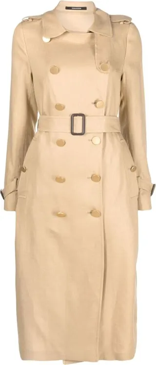 Double-Breasted Trench Coat