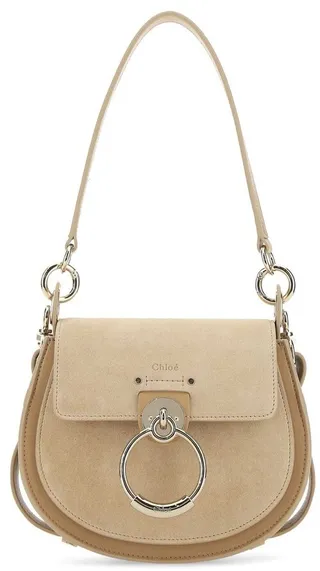 Chloé Logo Detailed Foldover Crossbody Bag
