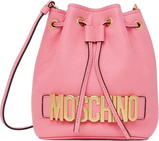 Moschino Pink Logo Pouch
