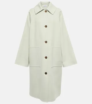 Wool and cashmere coat