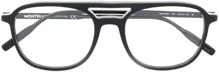 Double-Bridge Oversized Glasses
