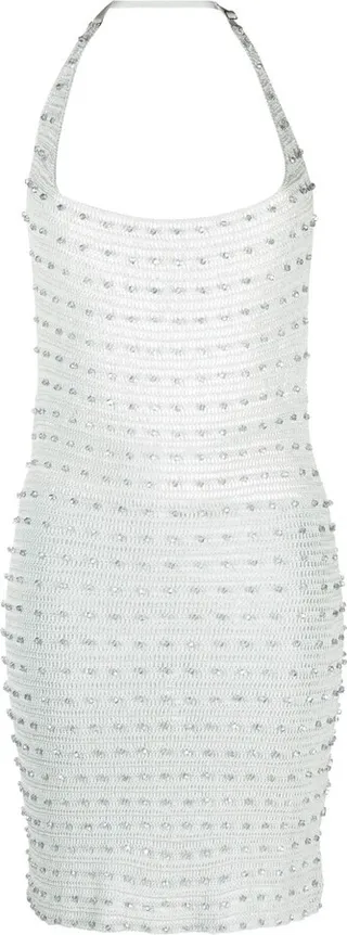 Crystal Embellished Halterneck Dress