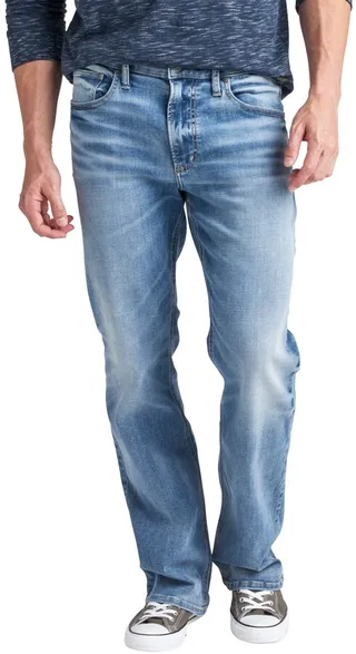 Silver Jeans Co. Men's Zac Relaxed Fit Straight Leg Jeans