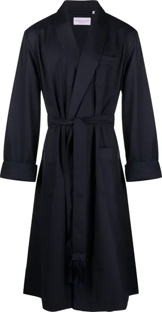 Blue Westminster Wool Robe