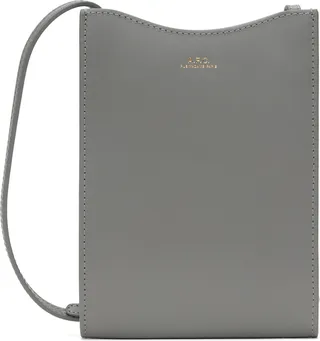 A.P.C. Gray Jamie Neck Pouch