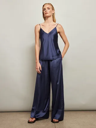 Satin Cami - Evening Blue