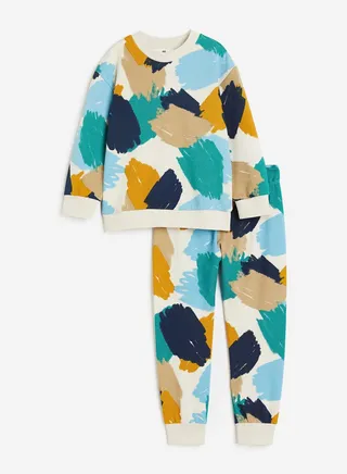 Kids 2 Piece Graphic Sweatshirt And Pants Set