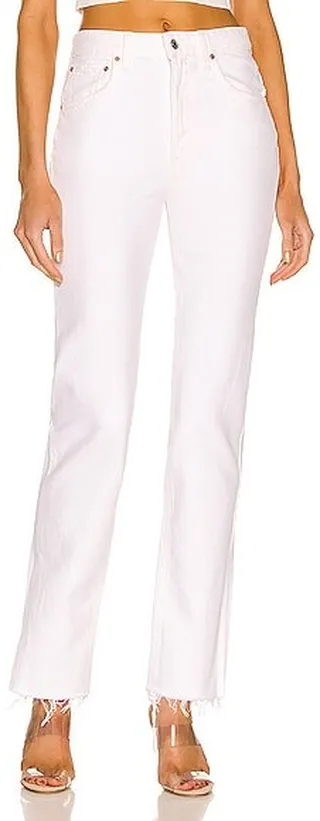 GRLFRND Harlow High Rise Boot in White