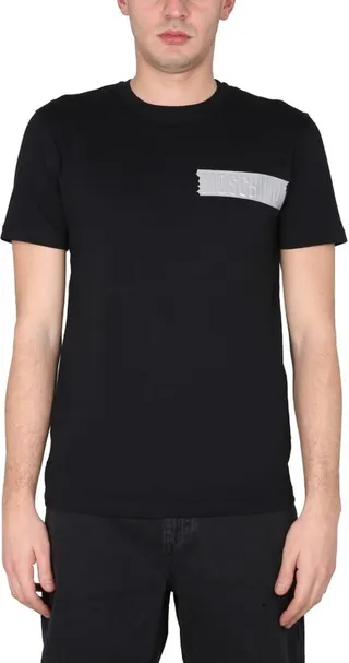 Moschino Logo Printed Crewneck T-Shirt