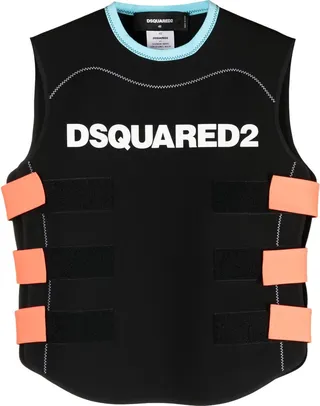Logo-Print Sleeveless Vest