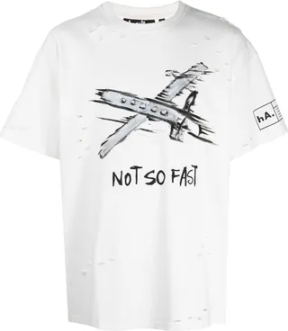 graphic-print T-shirt