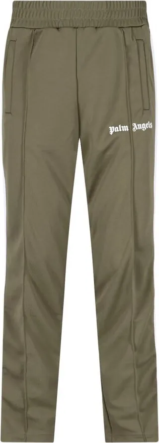 Palm Angels Logo Printed Side Striped Track Pants