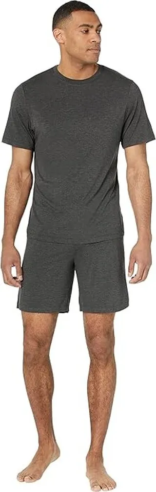Eberjey Henry - The Short PJ Set (Charcoal) Men's Pajama Sets
