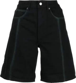 Logo-Patch Denim Shorts