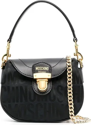 Logo Stamp Monogram Shoulder Bag