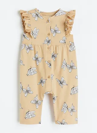 Kids Graphic Print Romper Suit