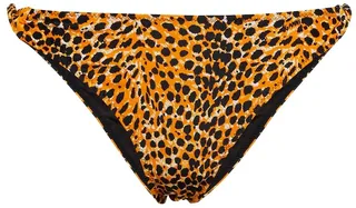Leopard print bikini bottoms