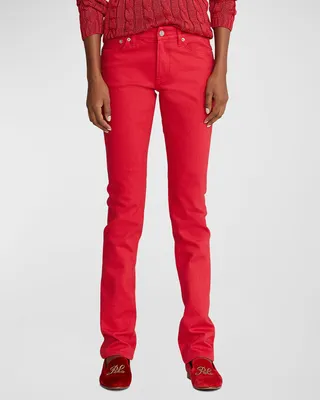 160 Slim-Leg Denim Pants