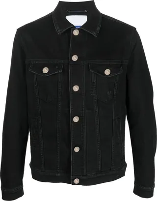 Button-Down Fastening Denim Jacket