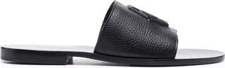 Logo-Skull Flat Slippers