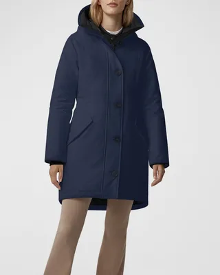Rossclair Button-Front Parka