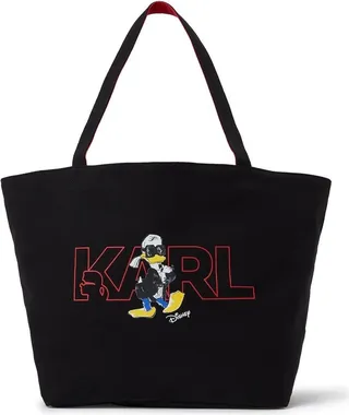 x Disney logo reversible tote bag