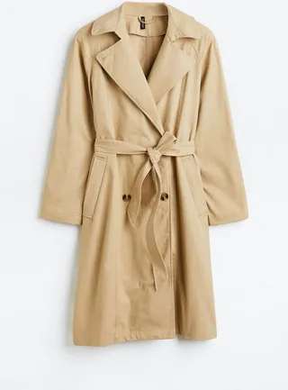 Cotton Twill Trench Coat