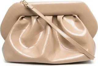 Gea crocodile-effect shoulder bag
