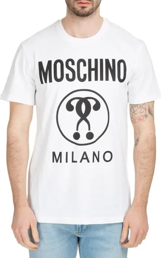 Moschino Double Question Mark Printed T-Shirt