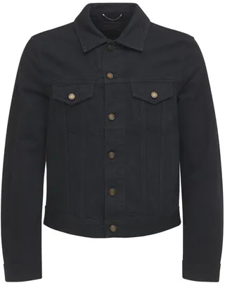 Fitted Cotton Denim Jacket