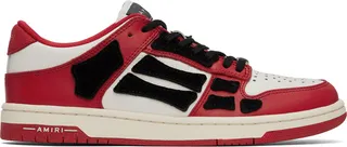 AMIRI Red Skel Low-Top Sneakers