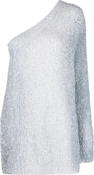 Asymmetric Knitted Dress