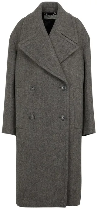 Wool-blend coat