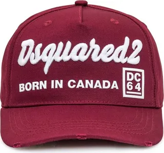 Dsquared2 Logo Embroidered Curved Peak Baseball Cap