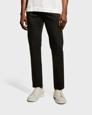 Men's Solid 5-Pocket Pants