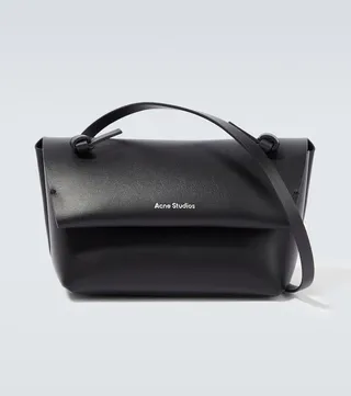 Leather shoulder bag