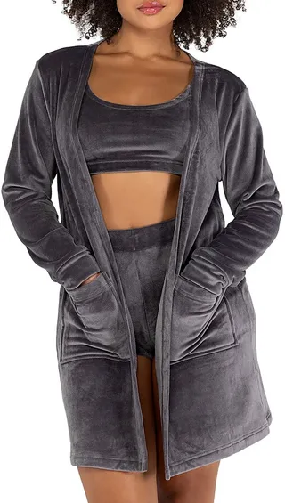 Velour Robe