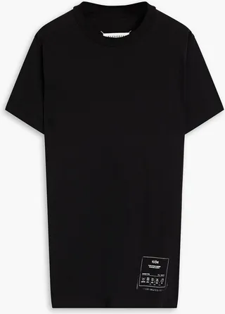 Printed cotton-jersey T-shirt