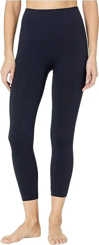 Spanx SPANX Seamless Cropped Leggings for Women Tummy Control (Port Navy) Women's Capri