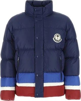 Moncler X Palm Angels Logo Printed Padded Jacket