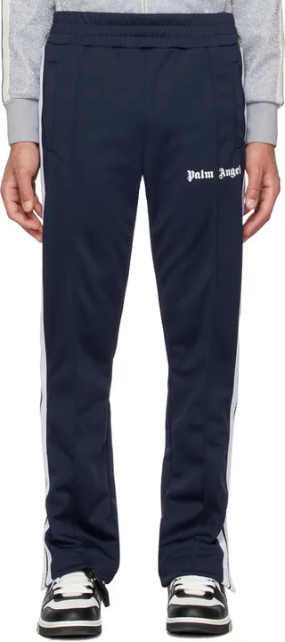 Palm Angels Navy Classic Track Pants