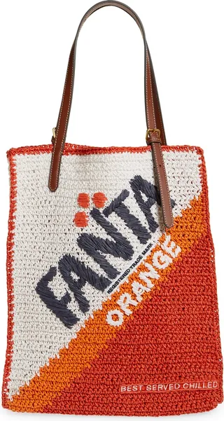 x Fanta® Orange Woven Paper Tote