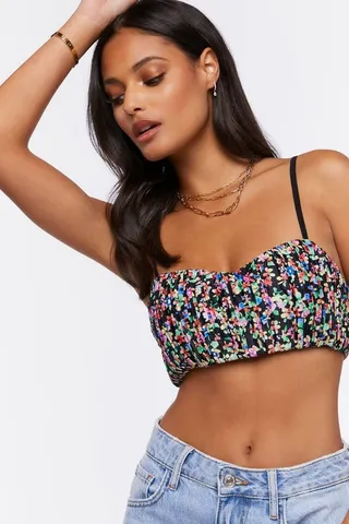 Floral Cropped Cami