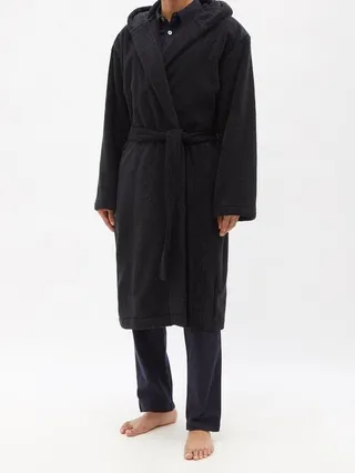 Paris-logo Cotton-terry Bathrobe