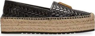 Balmain Leather Alex Espadrilles