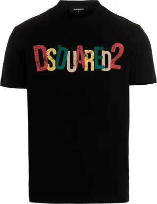 Dsquared2 Logo Printed Crewneck T-Shirt
