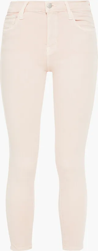 Rail cropped mid-rise skinny jeans