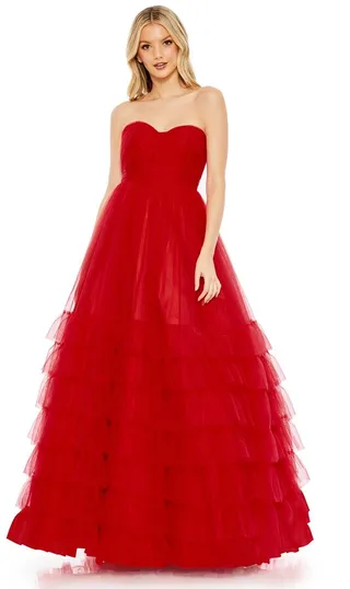 Bustier Tulle Tierd Ballgown