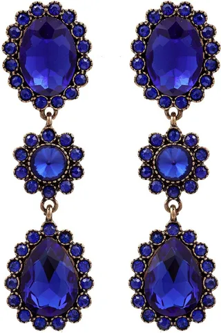 Cascade Blue Drop Earrings