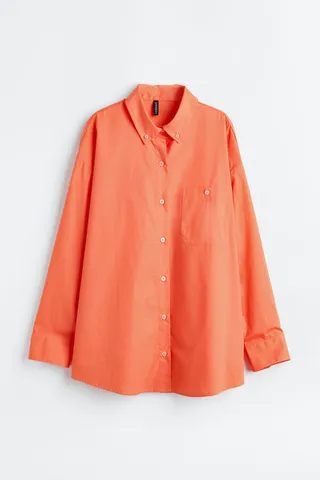Oversized Poplin Shirt